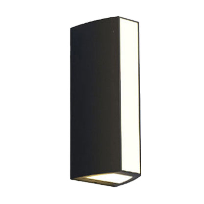 Avelena | Schwarze Dreieck Prism Wandleuchte Moderne Metall Klein/Mittel/Groß Led Deckenleuchte Wand Sconce In Warm/Weiß Licht