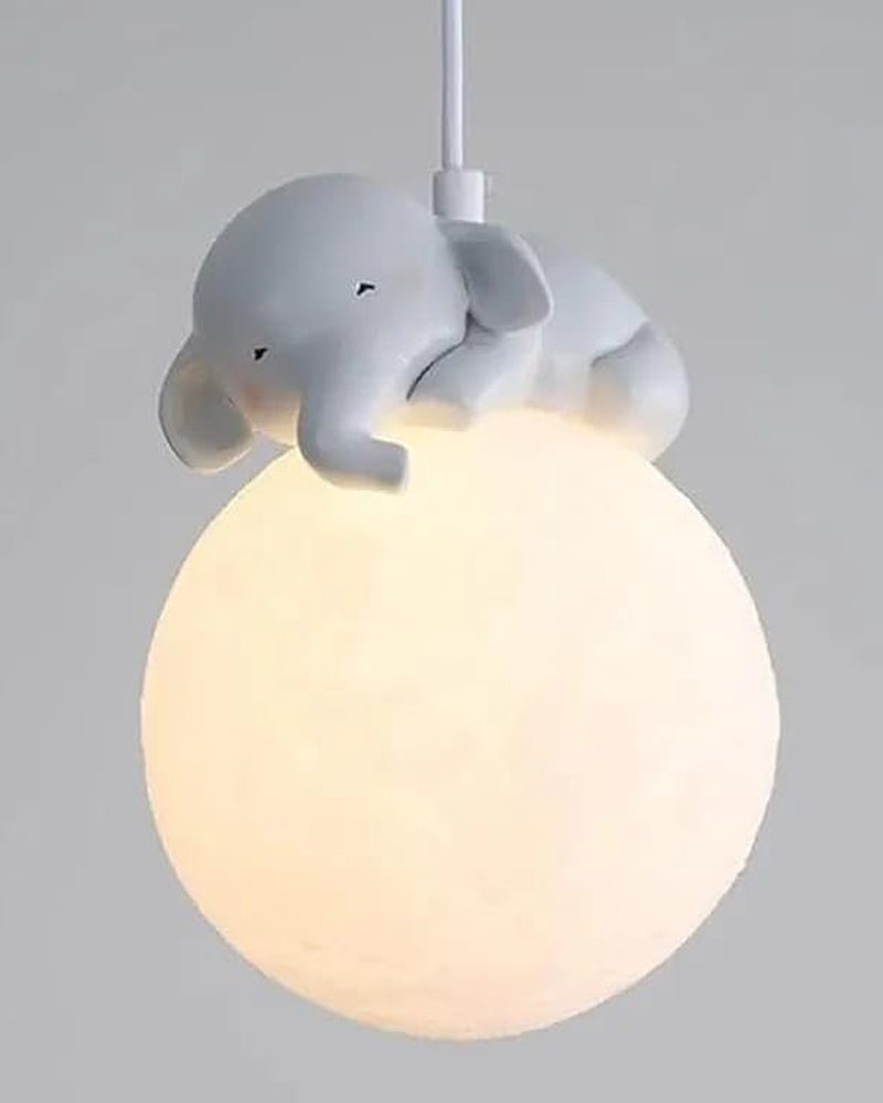 Avelena | Niedliche tierförmige Mondanhängerlampe - Elefant