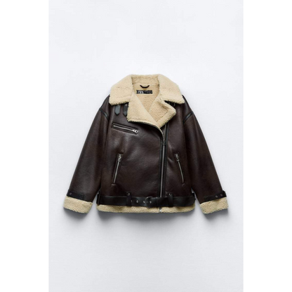 Avelena | Damen Reißverschluss Winterjacke Warm
