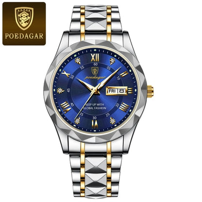 Avelena | Wasserdichte Luxus-Herrenarmbanduhr der Top-Marke mit Leuchtfunktion
