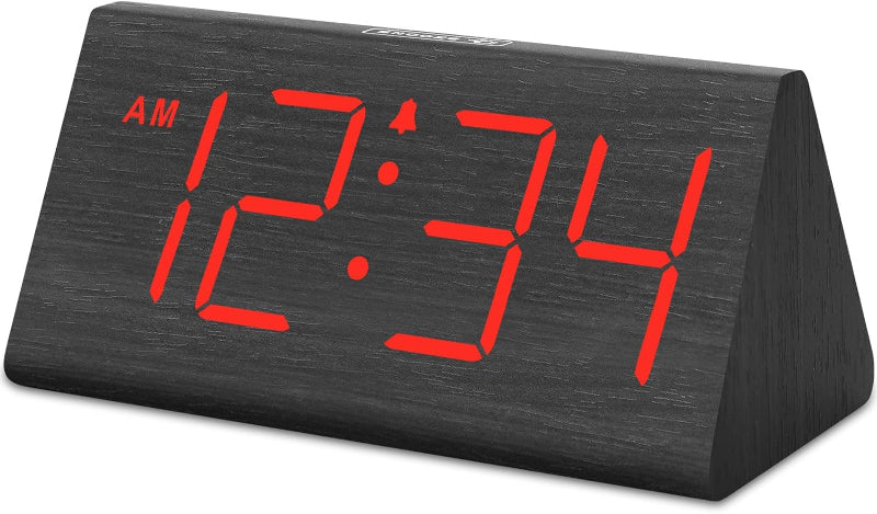 Avelena | Drei Digitale Wecker Mit Usb-Anschluss, Lauter Alarm, Dimmer Und Schlummerfunktion