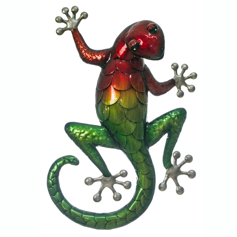 Avelena | Gecko Metall Wandkunst