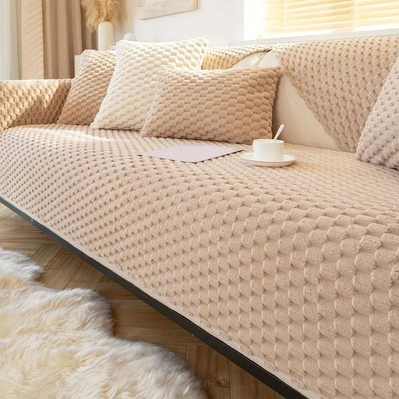 Avelena | CozySlip - Der ultimative rutschfeste Sofabezug für mehr Komfort und Stil