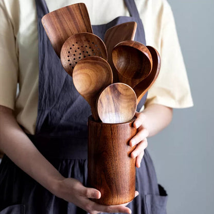 Avelena | Teakholz Besteckset
