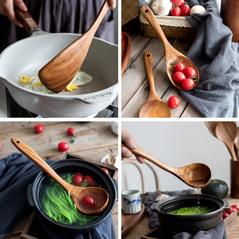 Avelena | Teakholz Besteckset