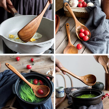 Avelena | Teakholz Besteckset