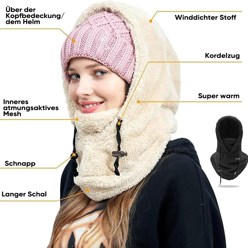 Avelena | Warme Plüsch-Fahrradhaube