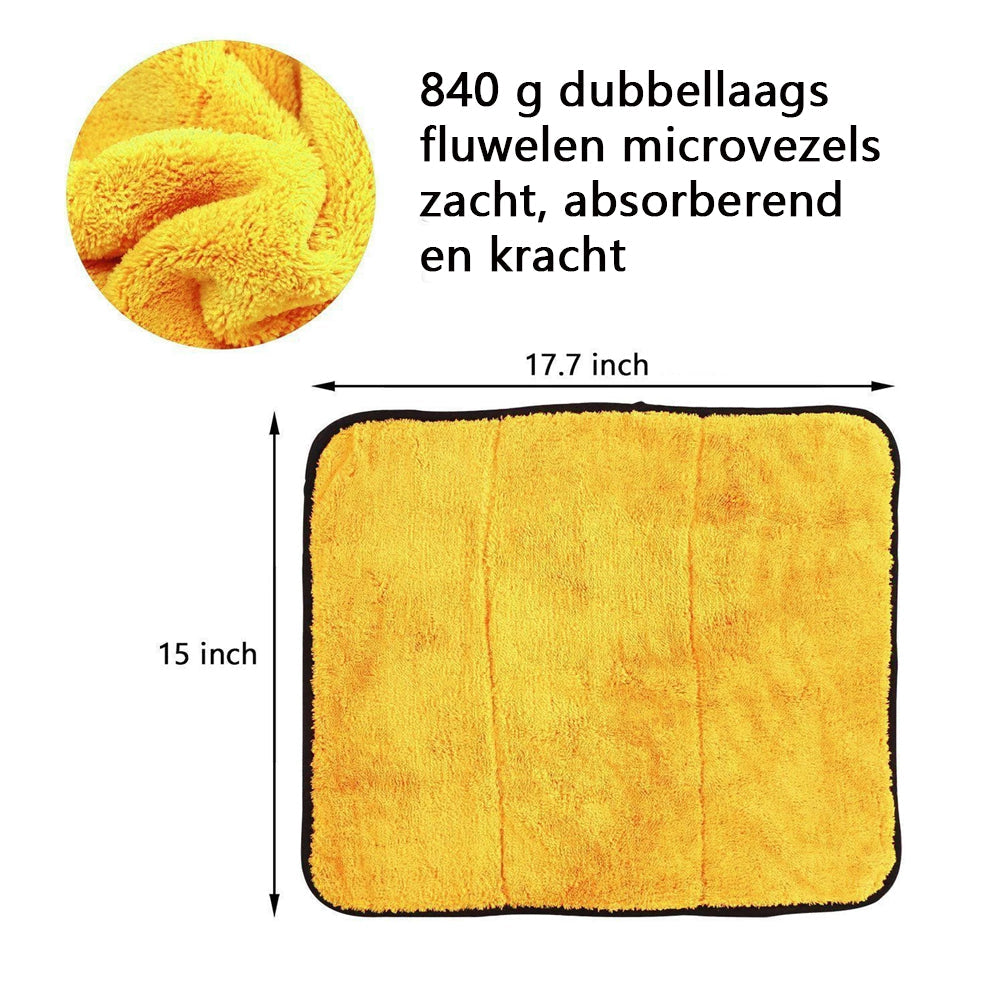 Avelena | Polieren, Wachsen, Trocknen, Reinigungstuch, 2-Pack