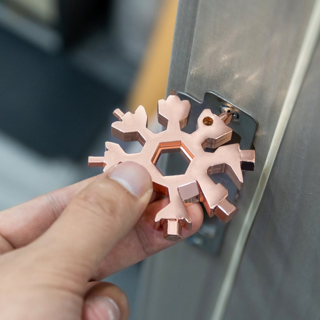 Avelena | 18-in-1 Edelstahl Schneeflocken Multi-tool