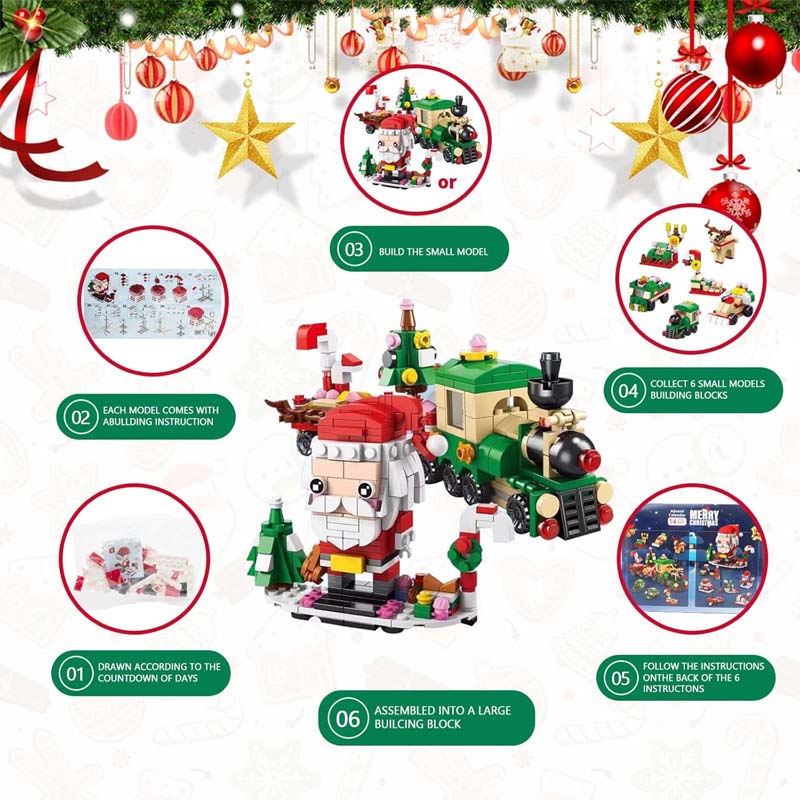 Avelena | 2024 Weihnachts-Bausteine Geschenkbox