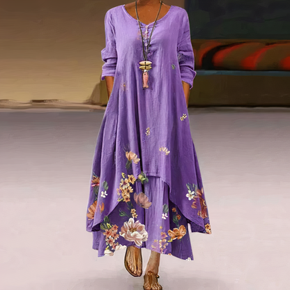 Avelena | Elegante katoenen Jurk