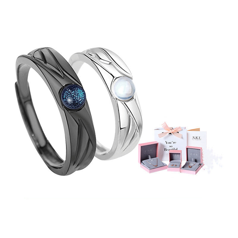 Avelena | 925 Sterling Silber Partner Ringe für Sie und Ihren Partner, Beste Geschenk für den Valentinstag