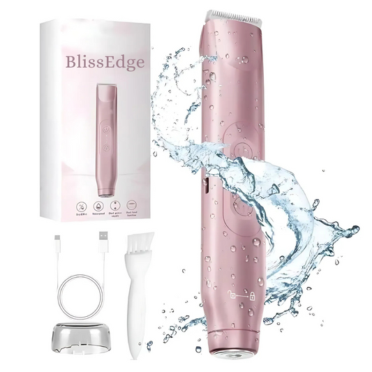 Avelena | BlissEdge | Sanfte Haarentfernungsrasierer für Frauen mit wiederaufladbarem und tragbarem Design