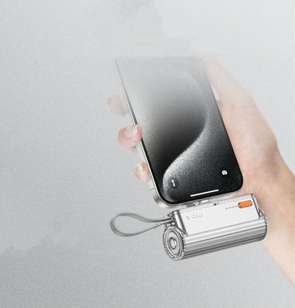 Avelena | 5000mAh Mini-Kapsel integriertes Kabel Power Bank