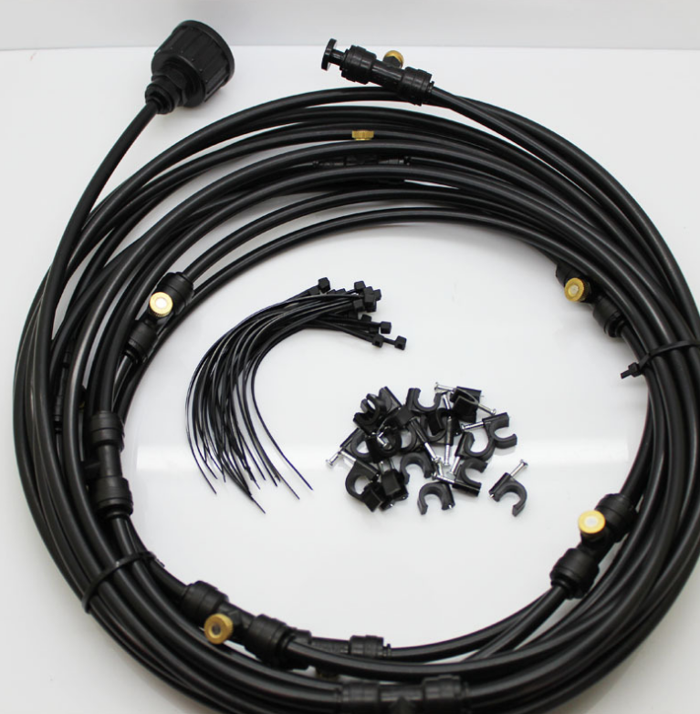 Avelena | Bewässerungssystem für den Garten – Tropfbewässerung Kit mit Einstellbarem Sprühkopf und Zubehör