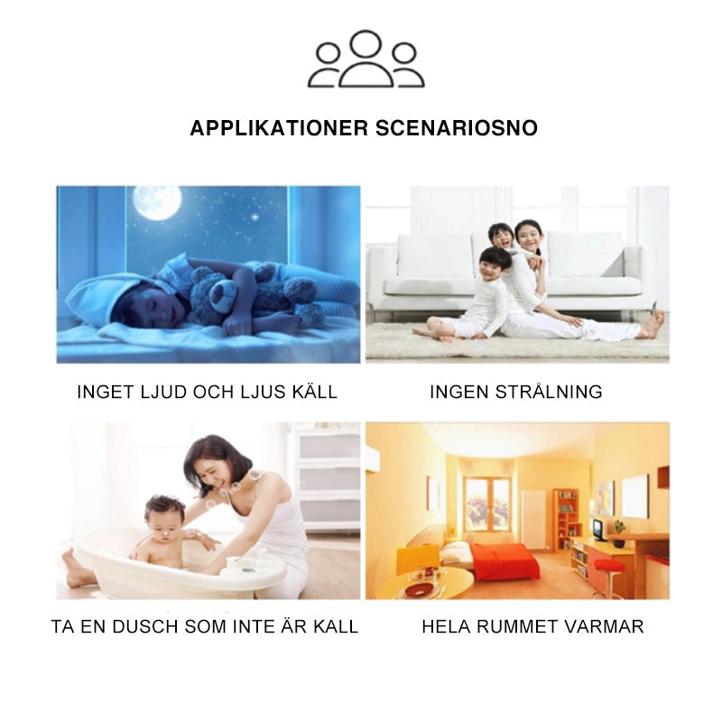 Avelena | Transportabler Heizstrahler für Zuhause und Büro