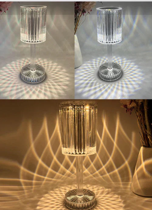 Avelena | Dimmbare Kristall-tischleuchte Mit Modernem Design