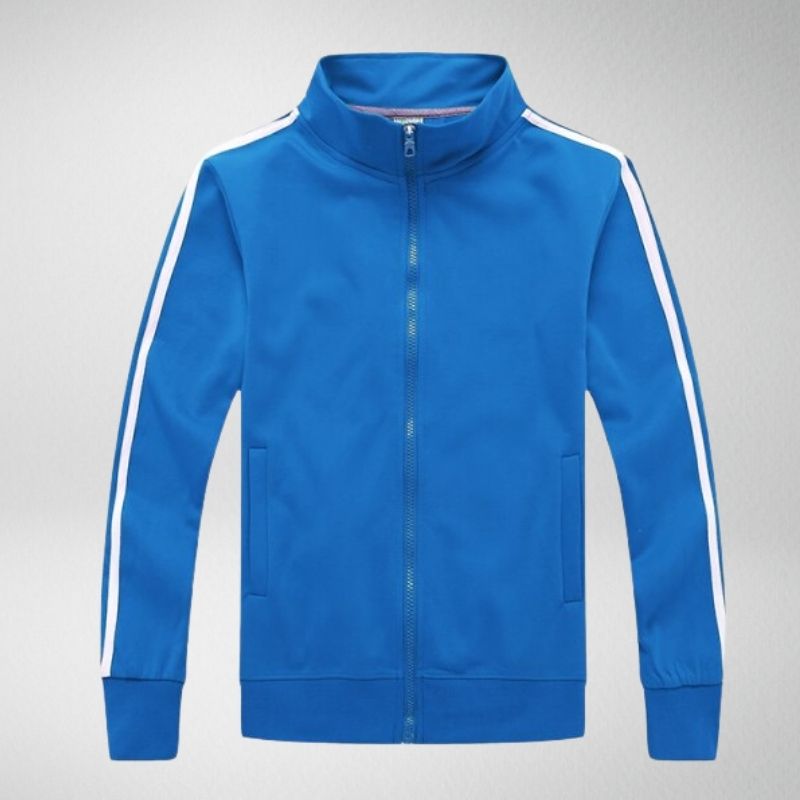 Stylisches Unisex-Sportjacke mit Streifen