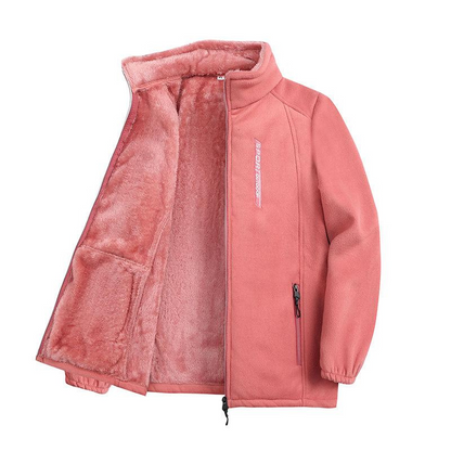 Avelena | Leichte Damen-Zip-Jacke, Perfekt für Draußen, Fleece-Weste