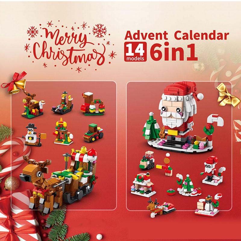 Avelena | 2024 Weihnachts-Bausteine Geschenkbox