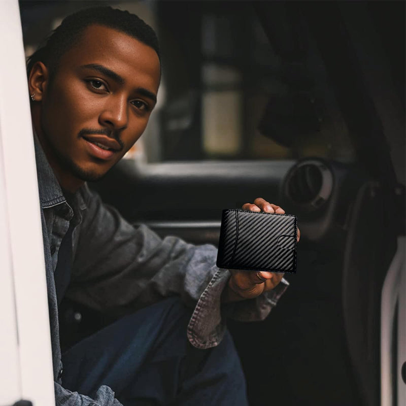 Avelena | Diebstahlsicherer Magnetkartenhalter aus echtem Leder