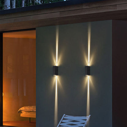 Avelena | Moderne wasserdichte rechteckige LED-Wandleuchte für den Außenbereich