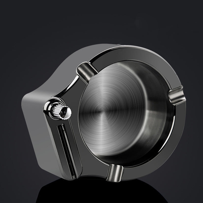 Avelena | Retro Metall-Aschenbecher, Zigarettenanzünder