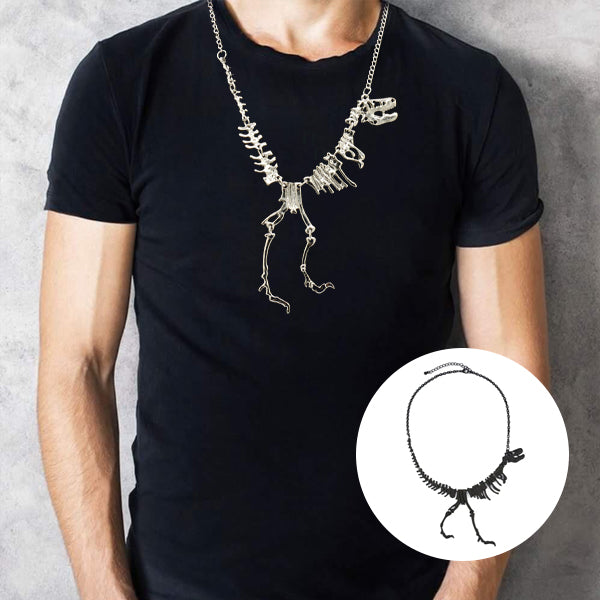Avelena | Dinosaurier-Skelett-Halskette