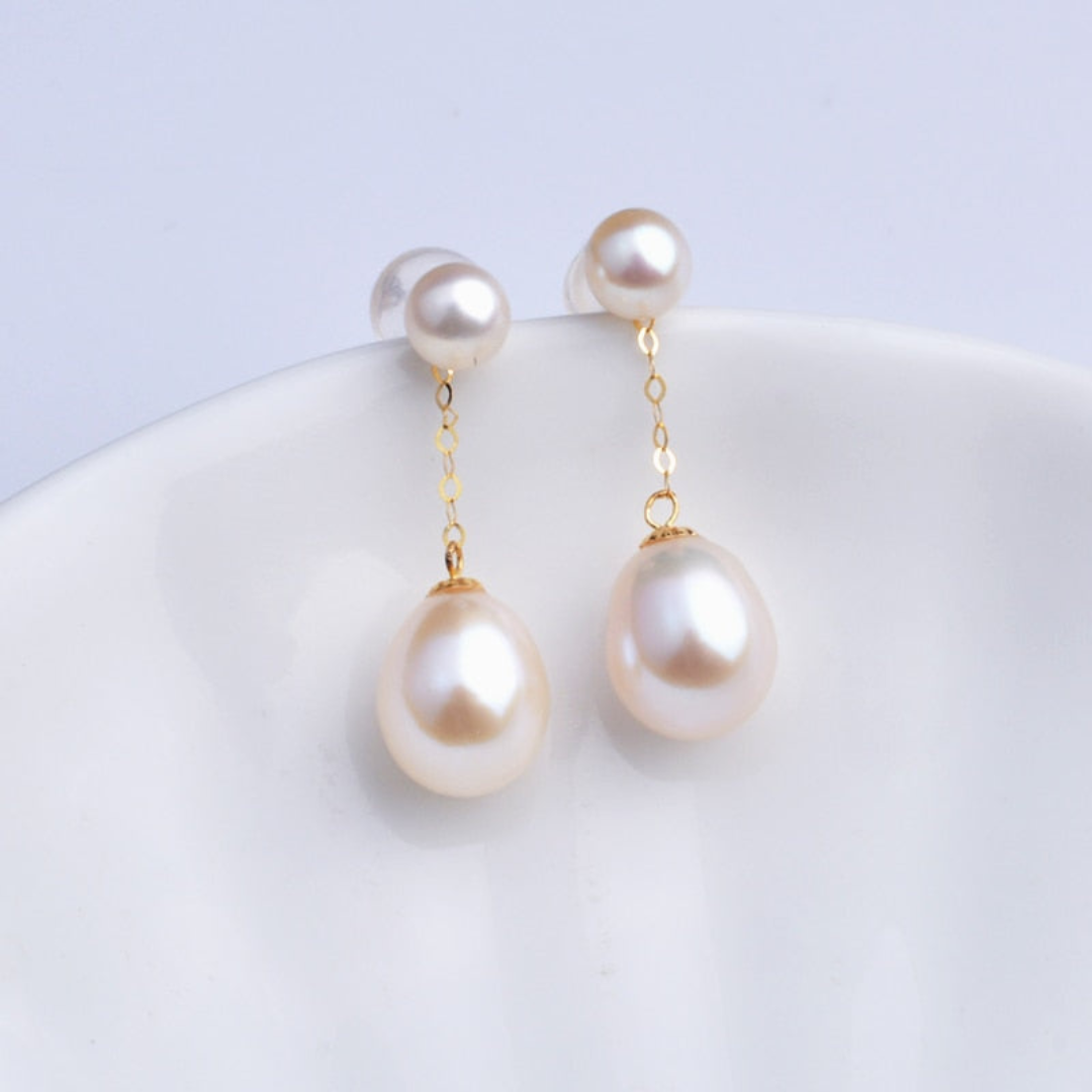 Avelena | Perlenohrringe Elegante Luxusaccessoires