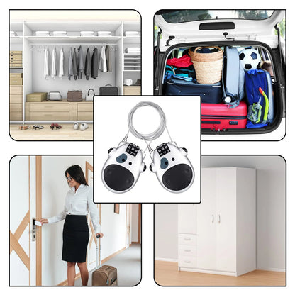 Avelena | Diebstahlsicheres Teleskop-Drahtschloss