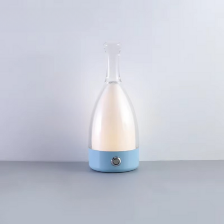 Avelena | Weintaschen Tischlampe mit Bluetooth-Lautsprecher – Wiederaufladbare moderne Nachttischlampe