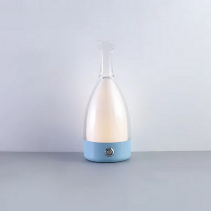Avelena | Weintaschen Tischlampe mit Bluetooth-Lautsprecher – Wiederaufladbare moderne Nachttischlampe