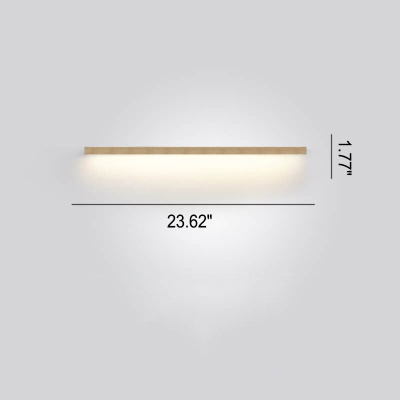 Avelena | ZenBeam Japanische LED Wandleuchte | Massivholz Design | Moderne Akzentbeleuchtung