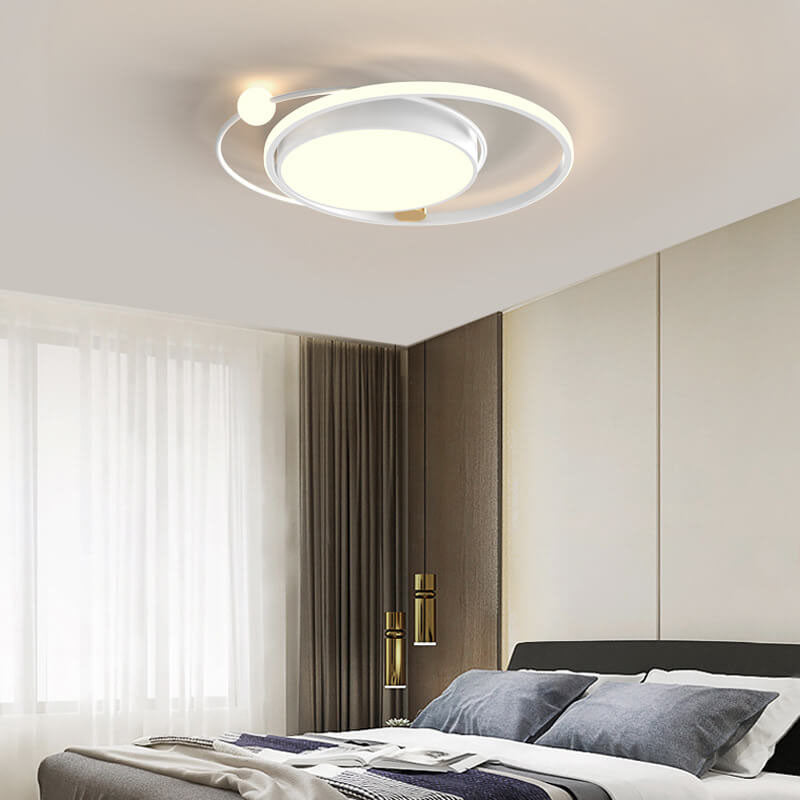 Avelena | Nordic Round Circle LED Deckenleuchte bündig montiert