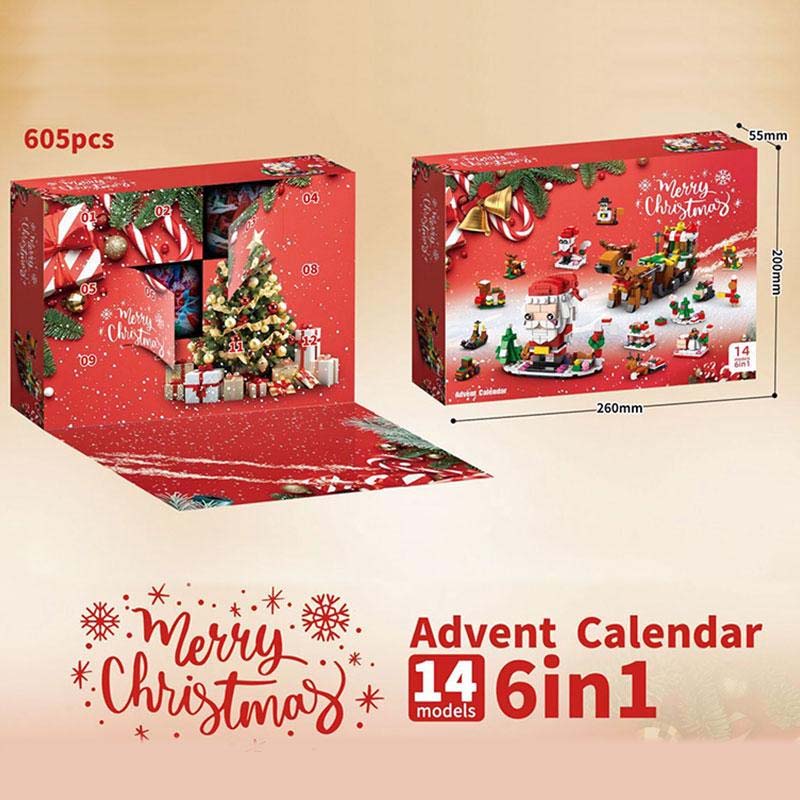 Avelena | 2024 Weihnachts-Bausteine Geschenkbox