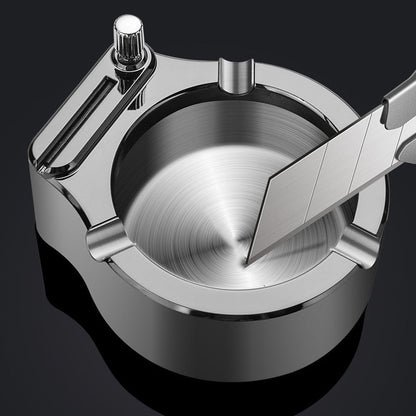 Avelena | Retro Metall-Aschenbecher, Zigarettenanzünder