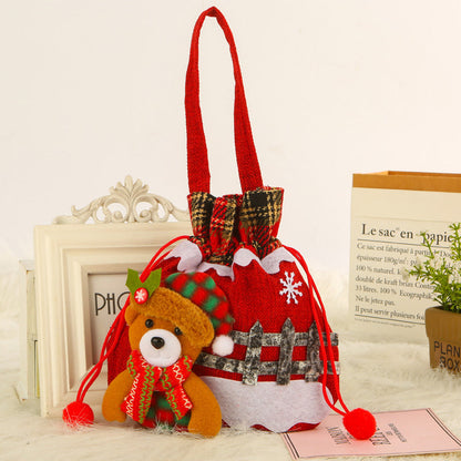 Avelena | Weihnachtsgeschenk Schneemann Puppe Tasche