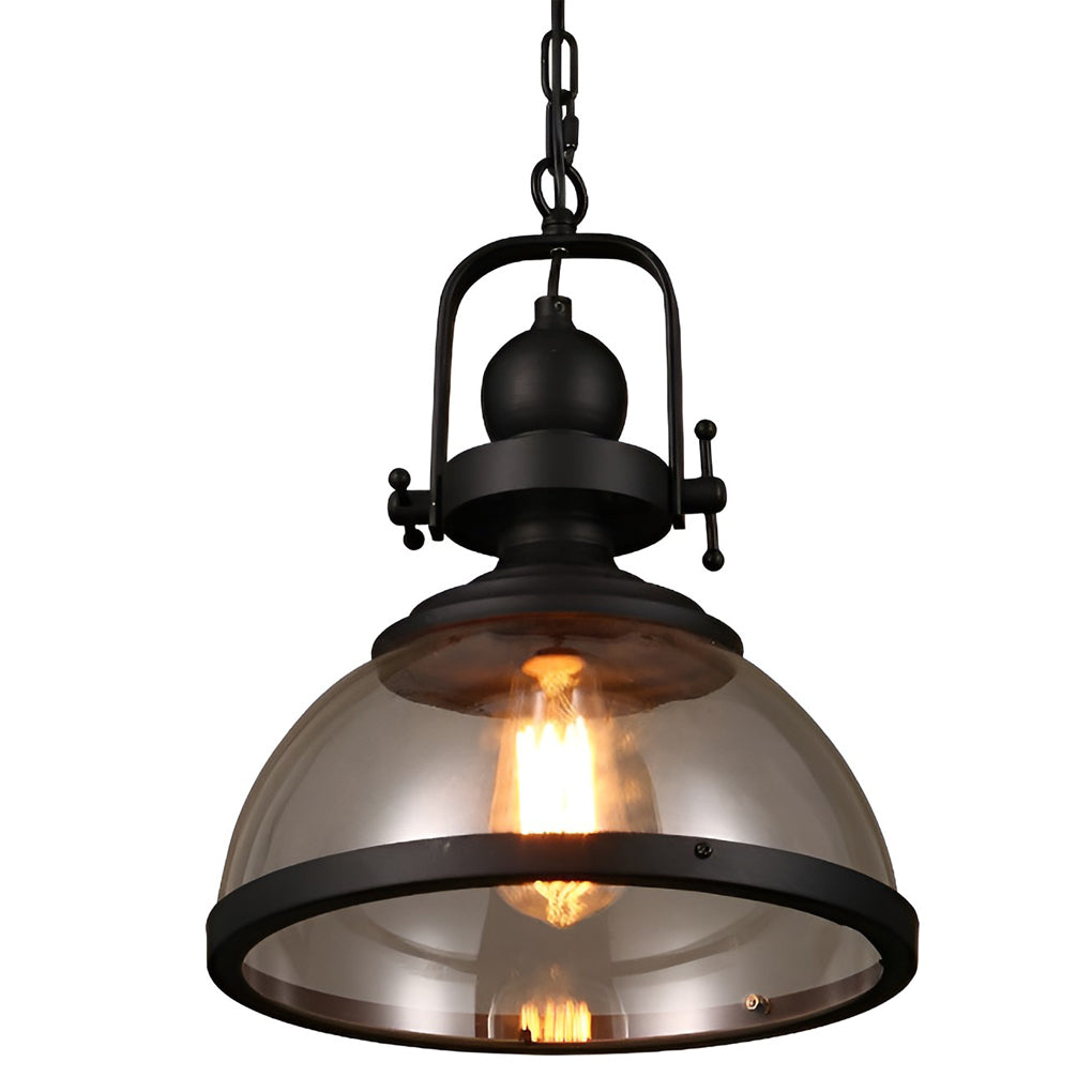 Avelena | Antike Glas Eisen Retro Industrie Kronleuchter Hängende Deckenleuchten