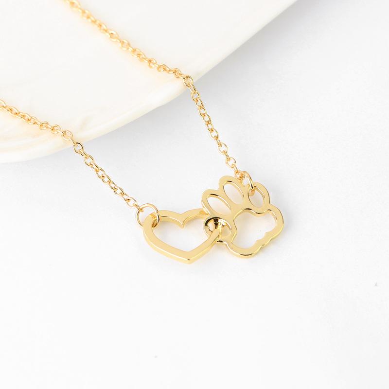Avelena | Paw Heart Anhänger Necklace