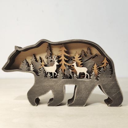 Avelena | 3D Kreative Holz Tier Schnitzerei Handwerk Geschenk