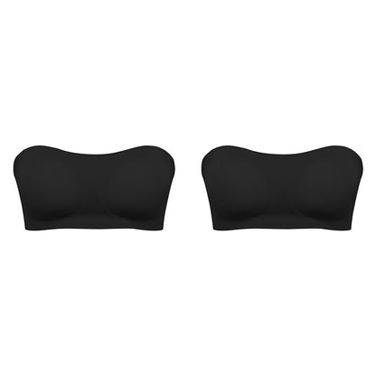 Avelena | Damen trägerloser BH | Grip-Sure Seitenverschluss | Nahtlos & rutschfest | Herausnehmbare Pads