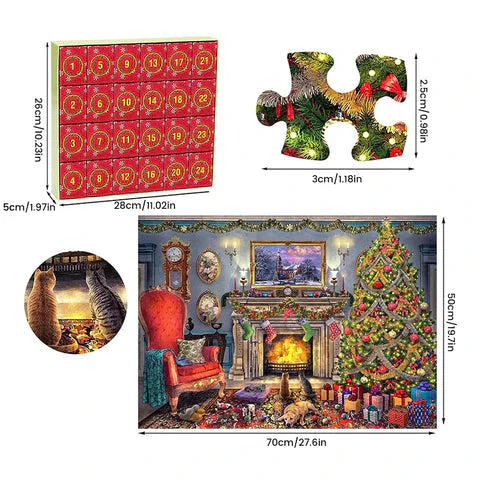 Avelena | Adventskalender Weihnachtspuzzle