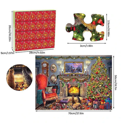 Avelena | Adventskalender Weihnachtspuzzle