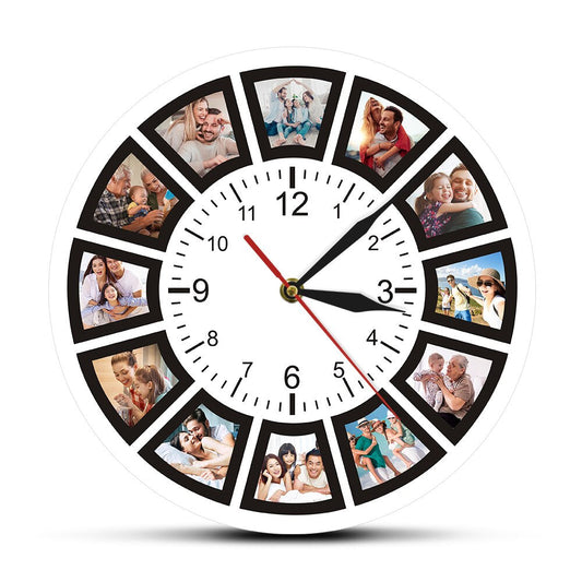 Avelena | PhotoTime - Individuell anpassbare Collage-Uhr