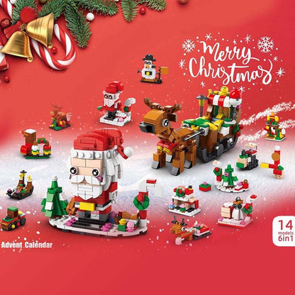 Avelena | 2024 Weihnachts-Bausteine Geschenkbox