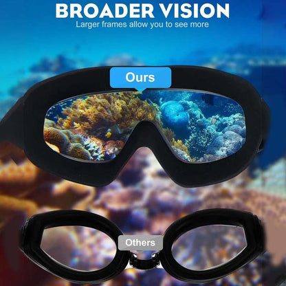 Avelena | Breitansicht Anti-Beschlag Schwimmbrille