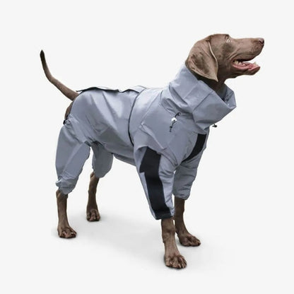 Avelena | Wasserdichter Hundemantel mit Beinen – Reflektierende Hunderegenjacke für kleine und große Rassen | Bester Regenmantel für Hunde UK