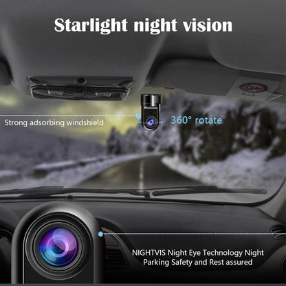 Avelena | 1080P HD 360° rotierende Mini ADAS Dashcam