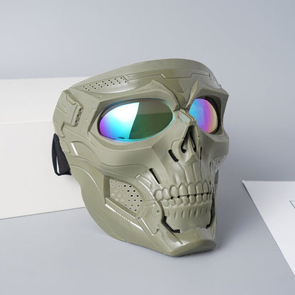 Avelena | Radfahren Harley Goggles Totenkopfmaske