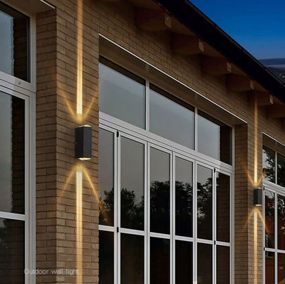 Avelena | Moderne wasserdichte rechteckige LED-Wandleuchte für den Außenbereich